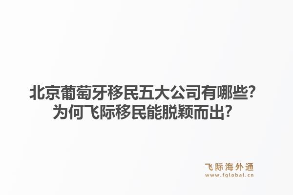北京葡萄牙移民五大公司有哪些?为何飞际移民能脱颖而出?1.jpg