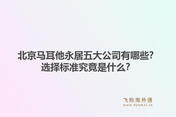 北京马耳他永居五大公司有哪些?选择标准究竟是什么?1.jpg
