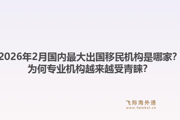 2026年2月国内最大出国移民机构是哪家？为何专业机构越来越受青睐？1.jpg
