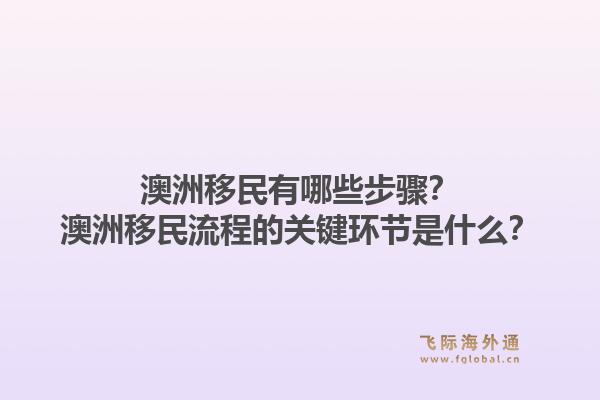 澳洲移民有哪些步骤?澳洲移民流程的关键环节是什么?1.jpg