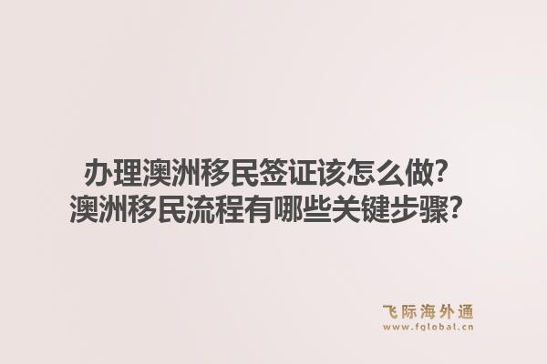 办理澳洲移民签证该怎么做？澳洲移民流程有哪些关键步骤？